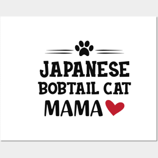 Japanese bobtail cat mama Posters and Art